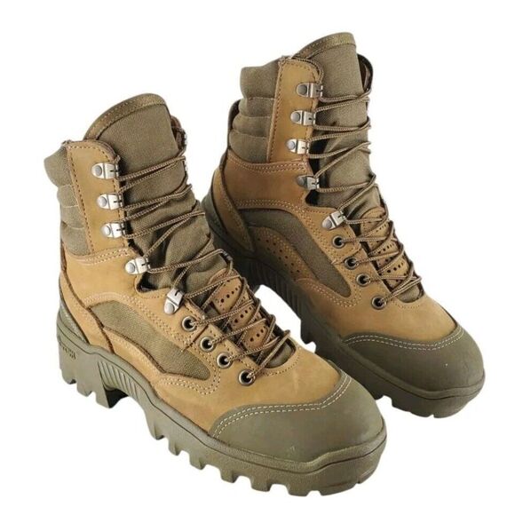Belleville 990 Hot Weather Mountain Combat Boot Olive Vibram Military 4.0 M NEW - Picture 1 of 13
